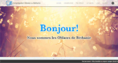 Desktop Screenshot of oblatesbethanie.org